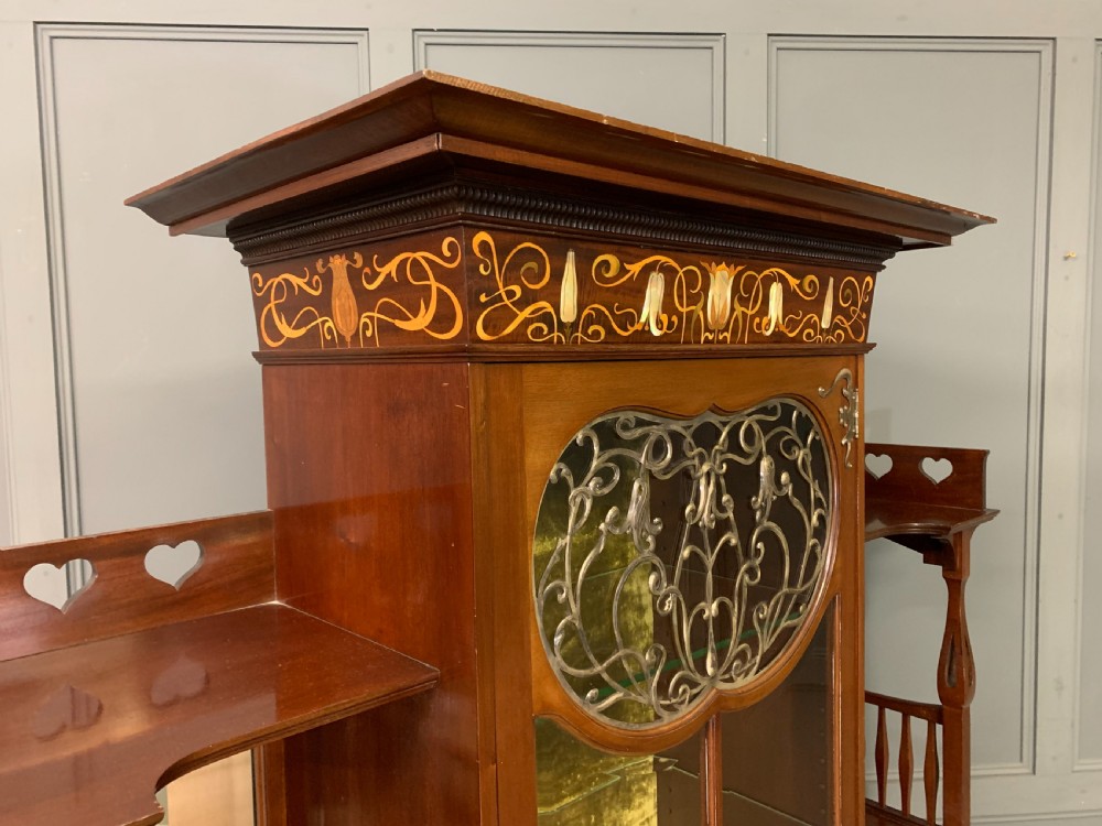 Arts and Crafts Display Cabinet by Shapland and Petter View XVII
