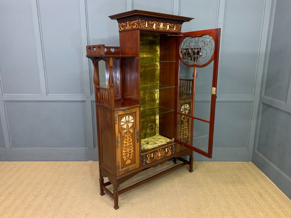 Arts and Crafts Display Cabinet by Shapland and Petter View XX