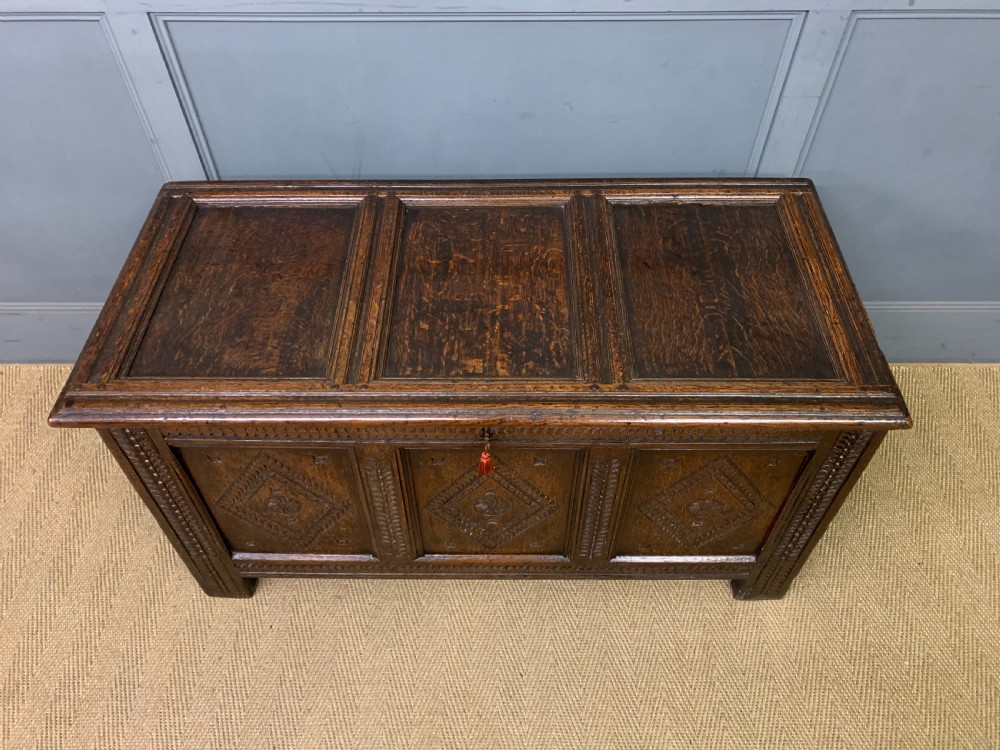 17th Century Oak Coffer View IV