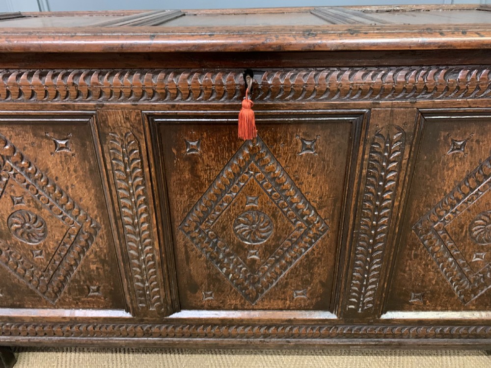 17th Century Oak Coffer View VI