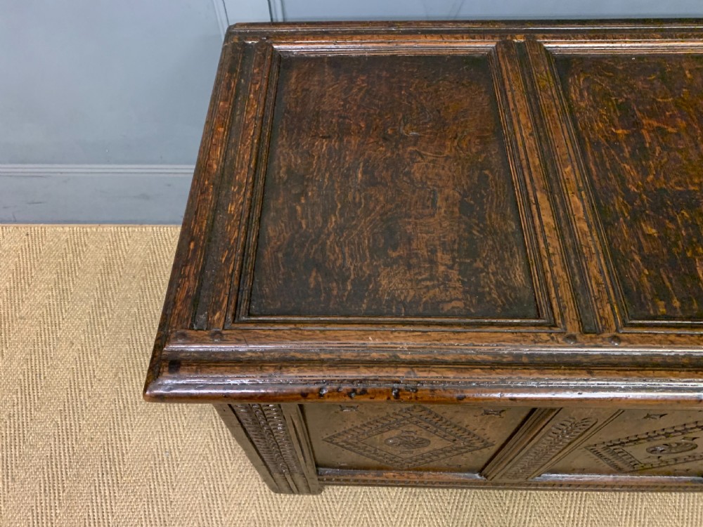 17th Century Oak Coffer View IX