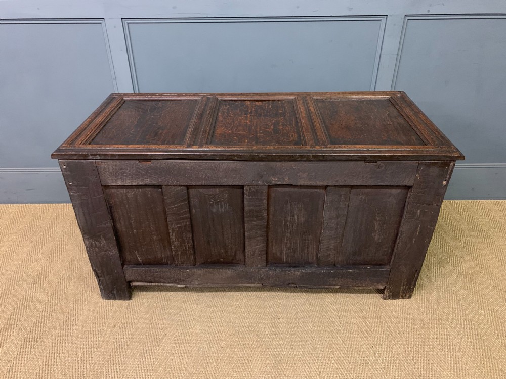 17th Century Oak Coffer View XIX