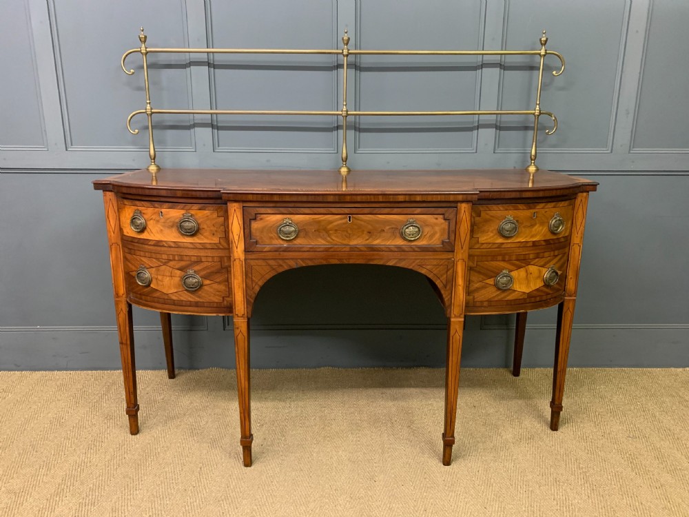 George III Inlaid Mahogany Sideboard View II
