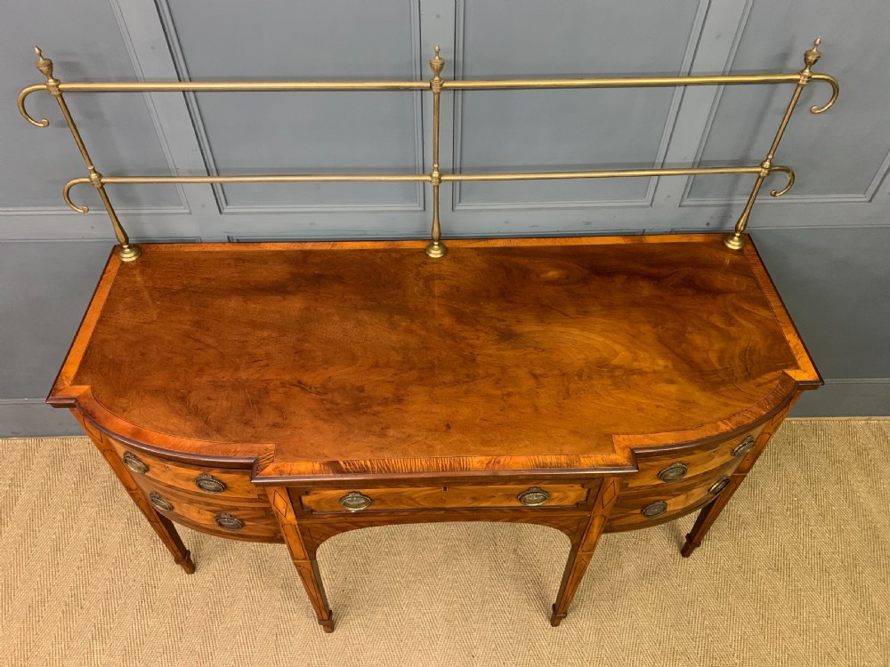 George III Inlaid Mahogany Sideboard View III