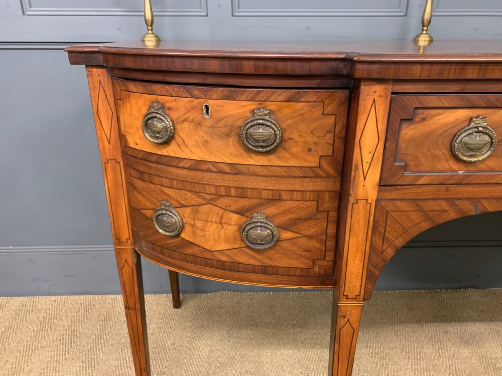 George III Inlaid Mahogany Sideboard View VI