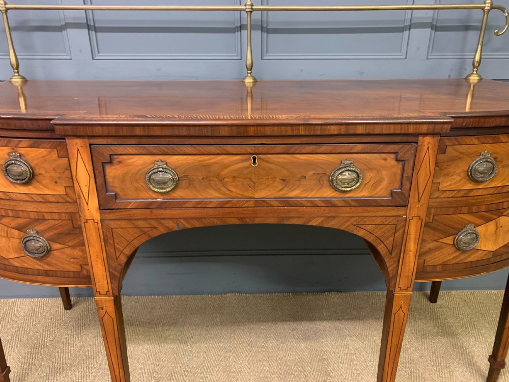 George III Inlaid Mahogany Sideboard View VII