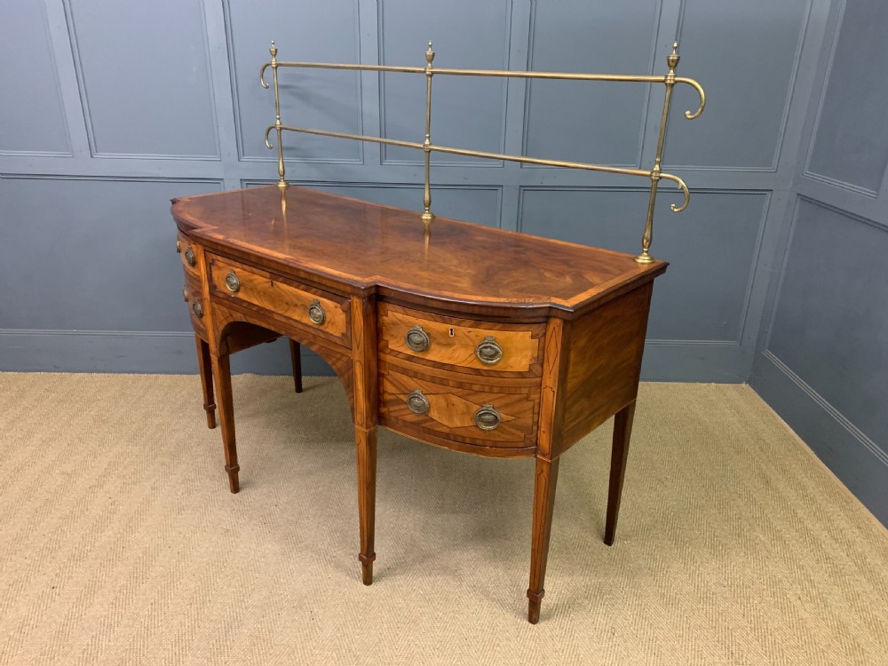 George III Inlaid Mahogany Sideboard View XV