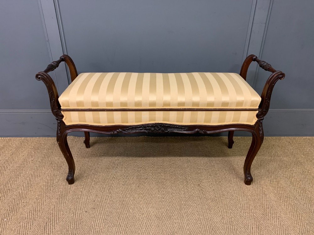 Mahogany Piano Duet Stool