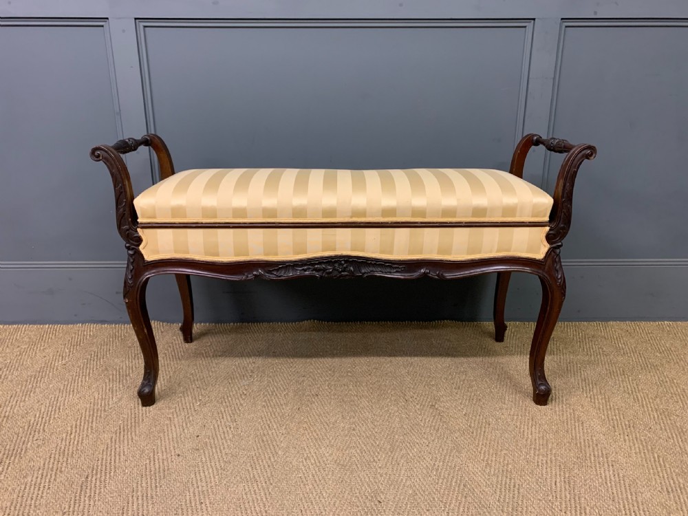 Mahogany Piano Duet Stool View II