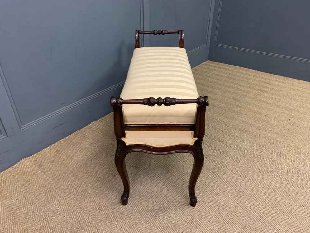 Mahogany Piano Duet Stool View IX