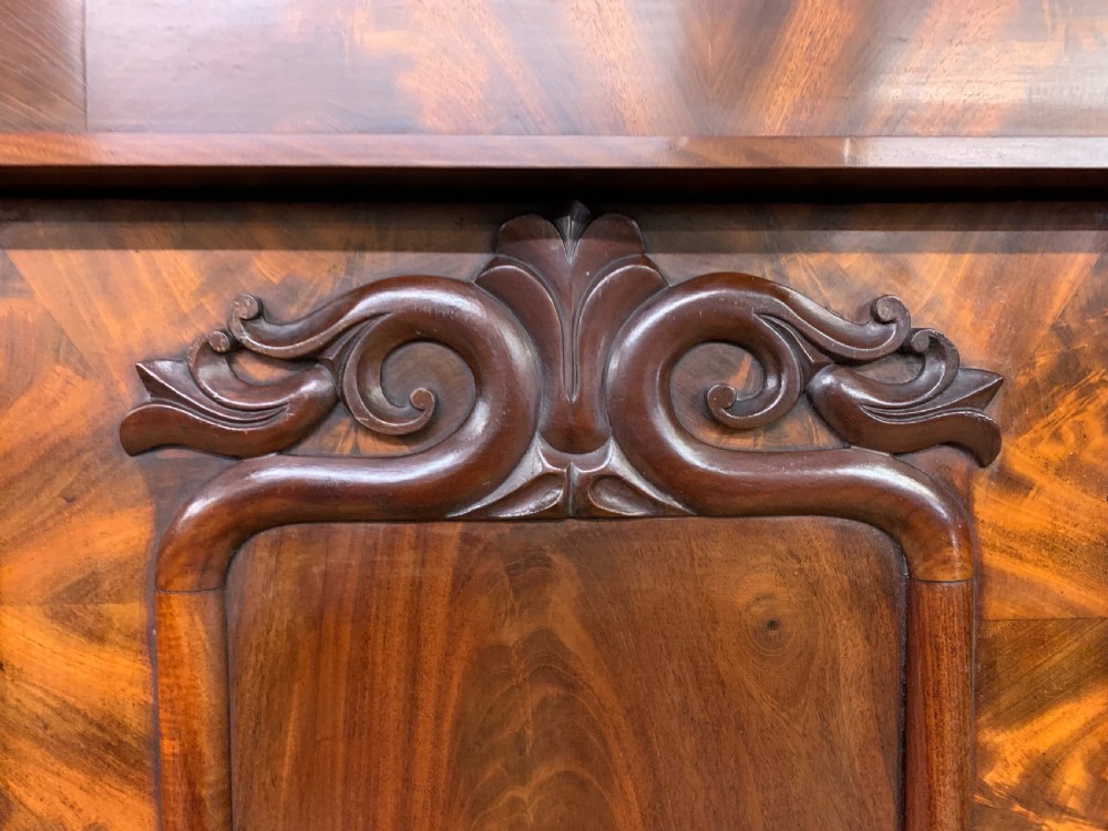 William IV Flame Mahogany Wardrobe View IV