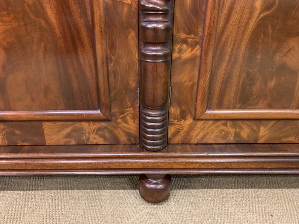 William IV Flame Mahogany Wardrobe View VII
