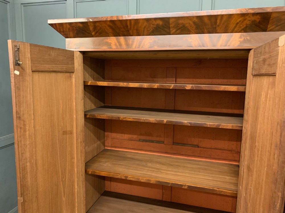 William IV Flame Mahogany Wardrobe View XIII
