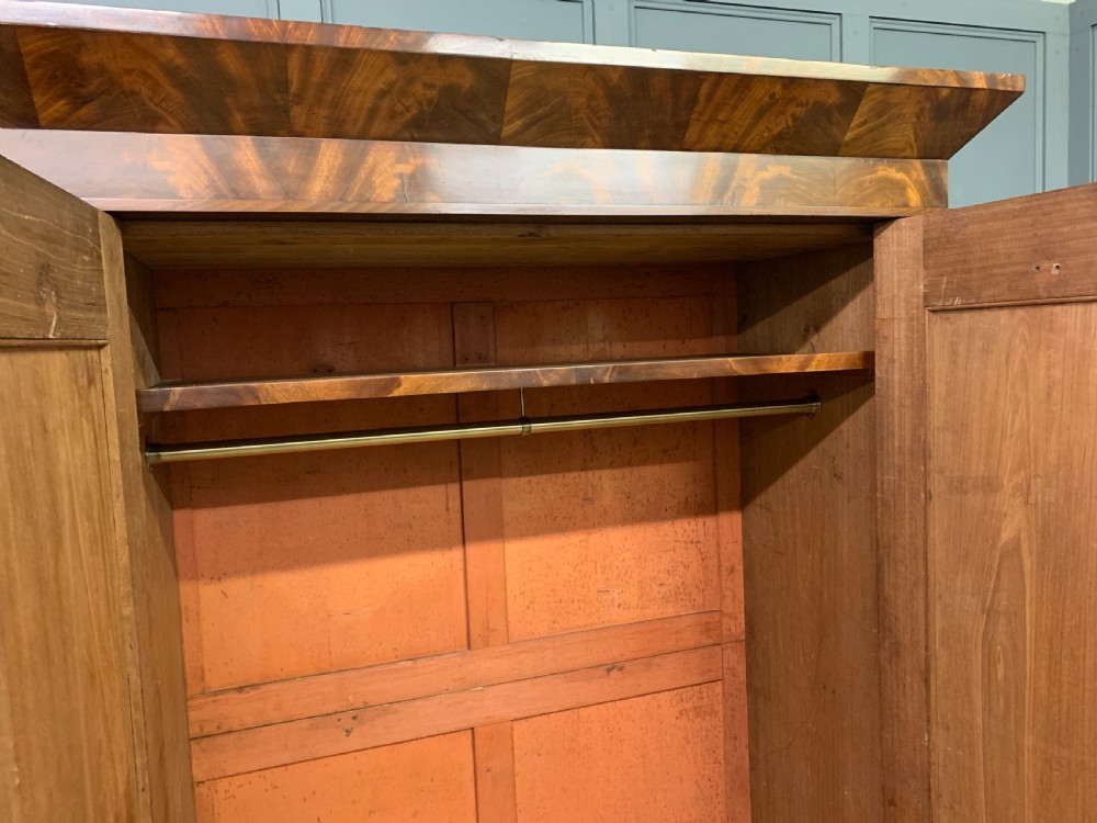 William IV Flame Mahogany Wardrobe View XV