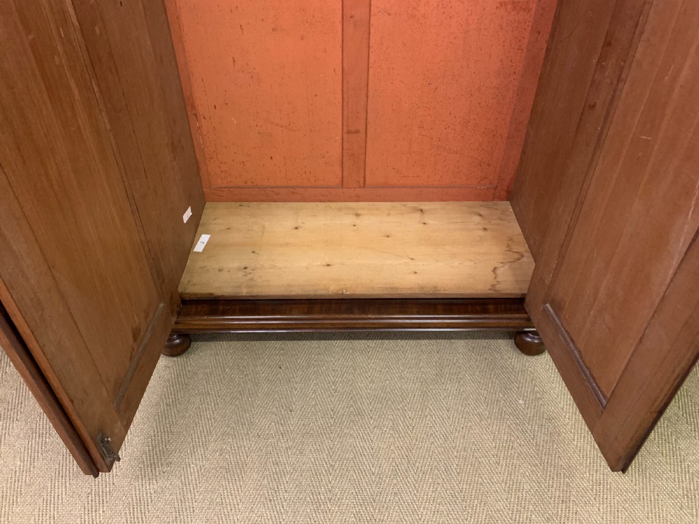 William IV Flame Mahogany Wardrobe View XVI