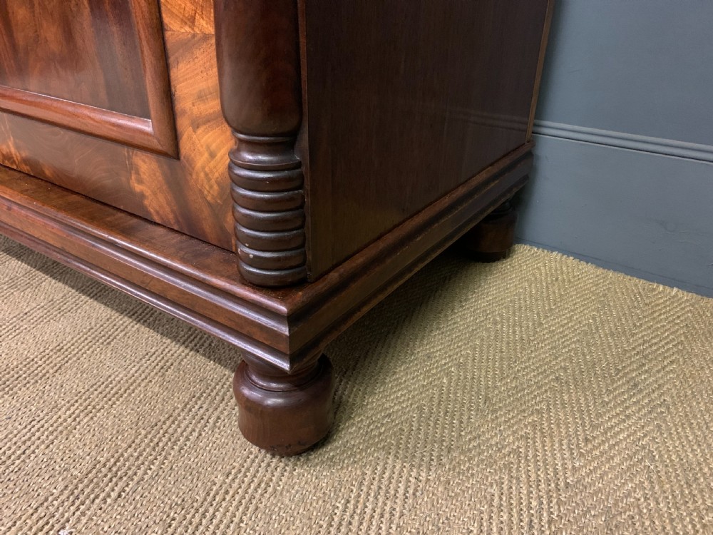 William IV Flame Mahogany Wardrobe View XVII