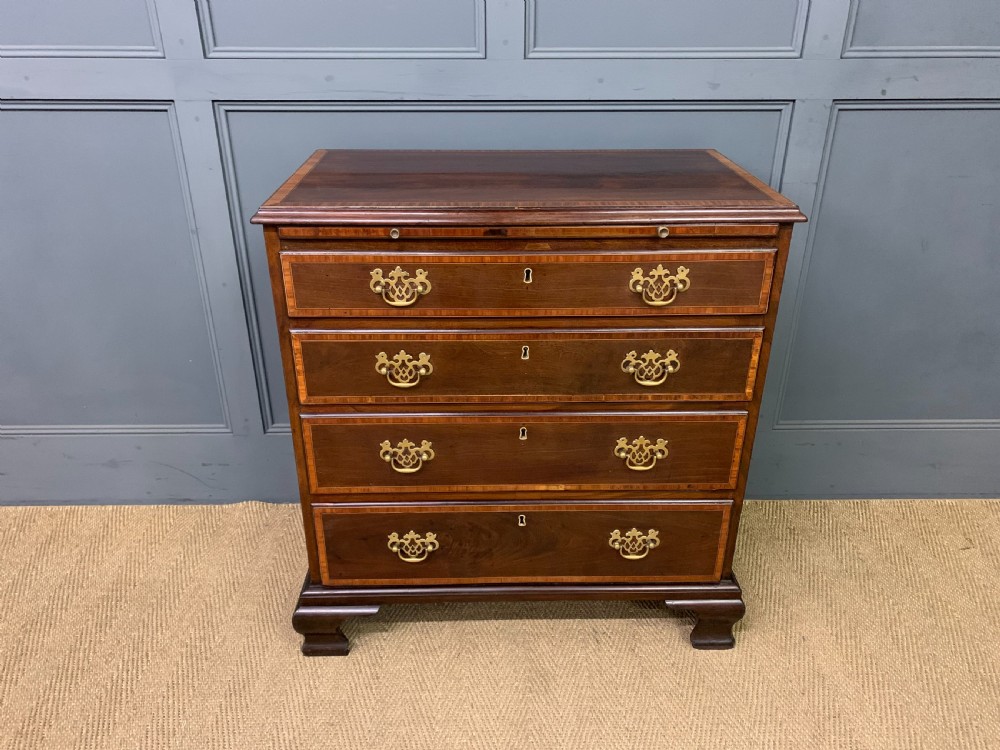 Inlaid Mahogany Georgian Bachelors Chest of Drawers