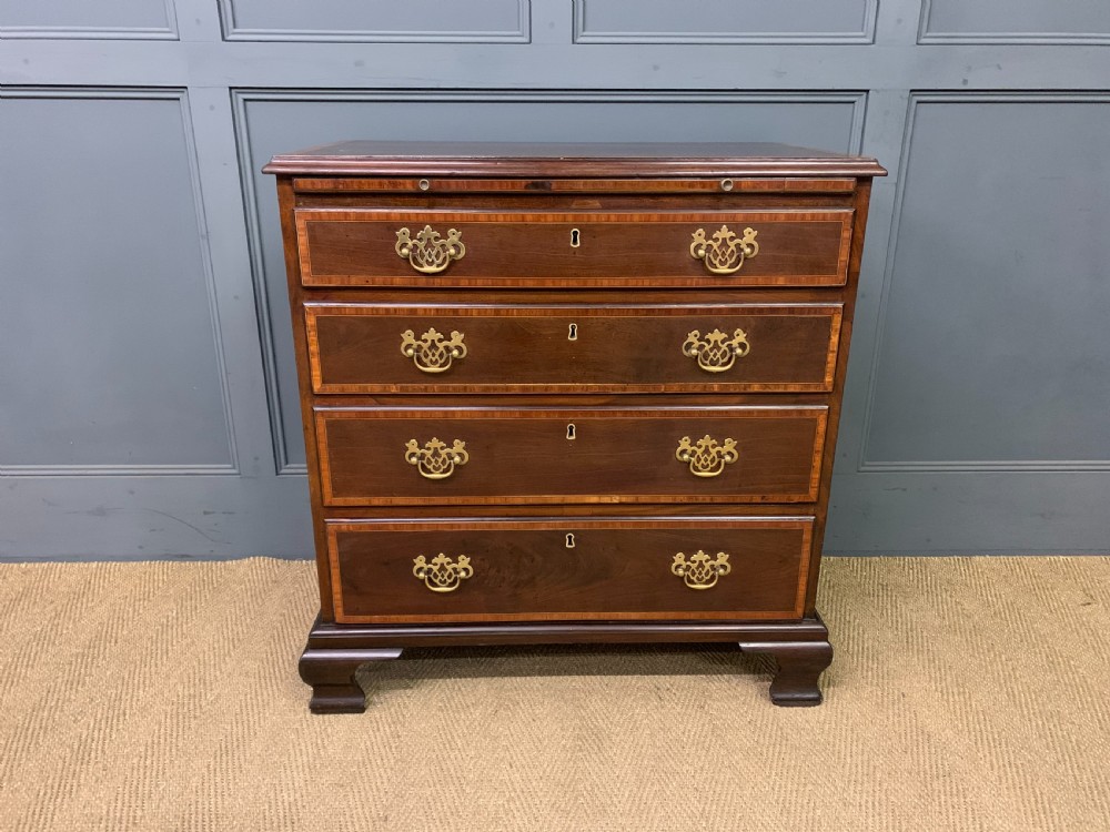 Inlaid Mahogany Georgian Bachelors Chest of Drawers View II
