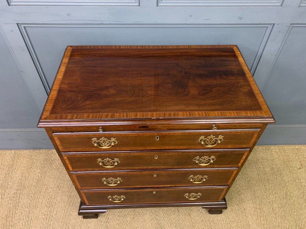 Inlaid Mahogany Georgian Bachelors Chest of Drawers View III