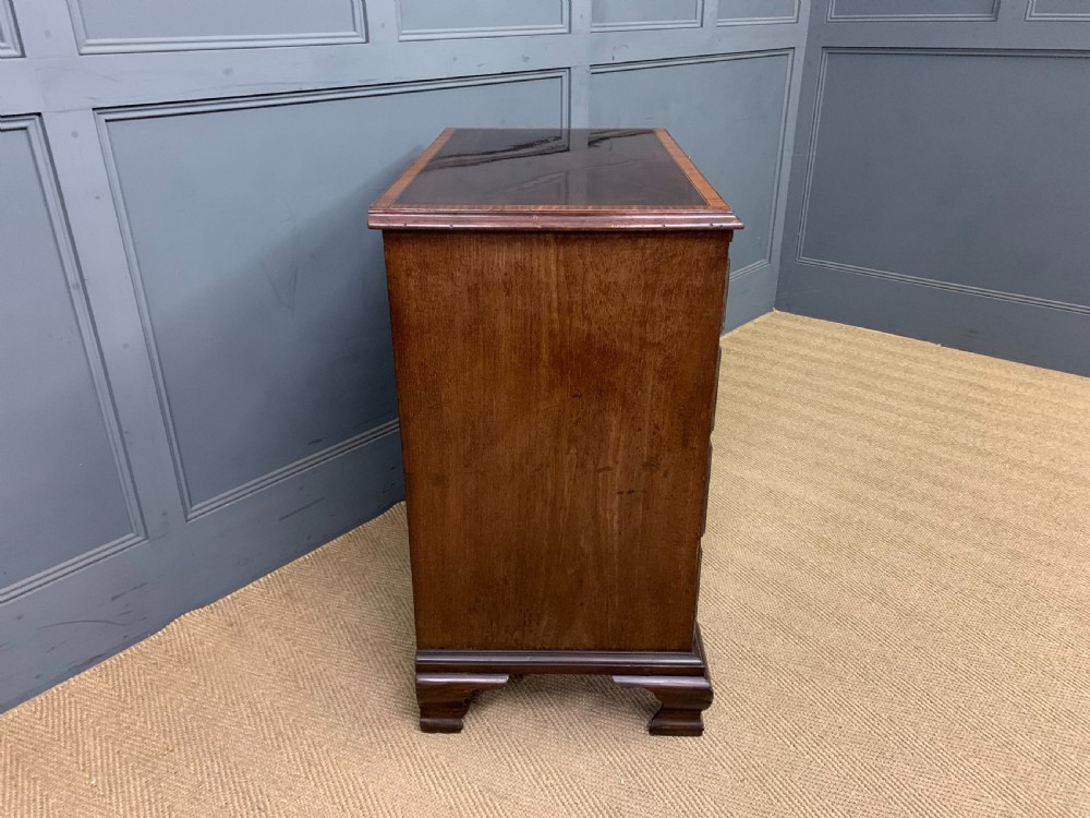 Inlaid Mahogany Georgian Bachelors Chest of Drawers View IX
