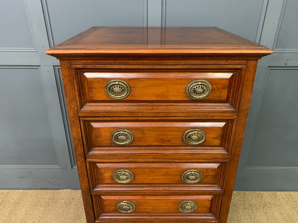 Tall Walnut Chest of Drawers View IV