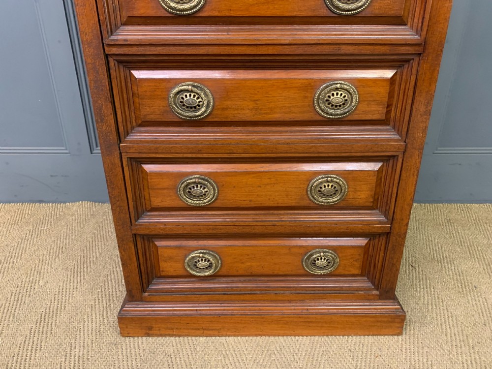 Tall Walnut Chest of Drawers View V