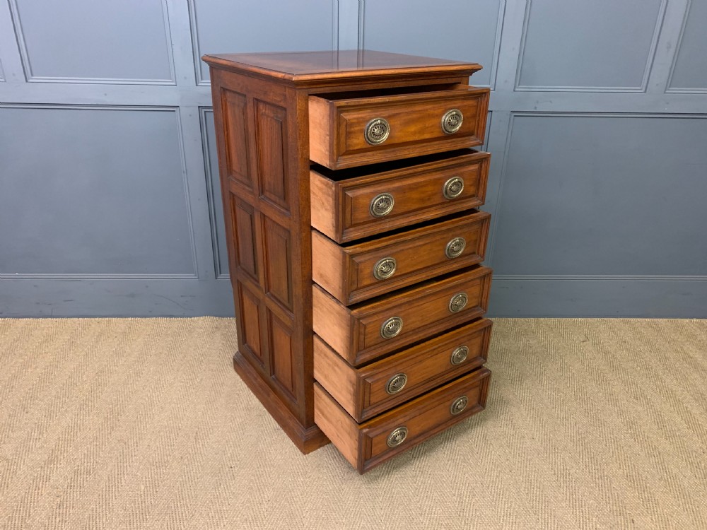 Tall Walnut Chest of Drawers View IX