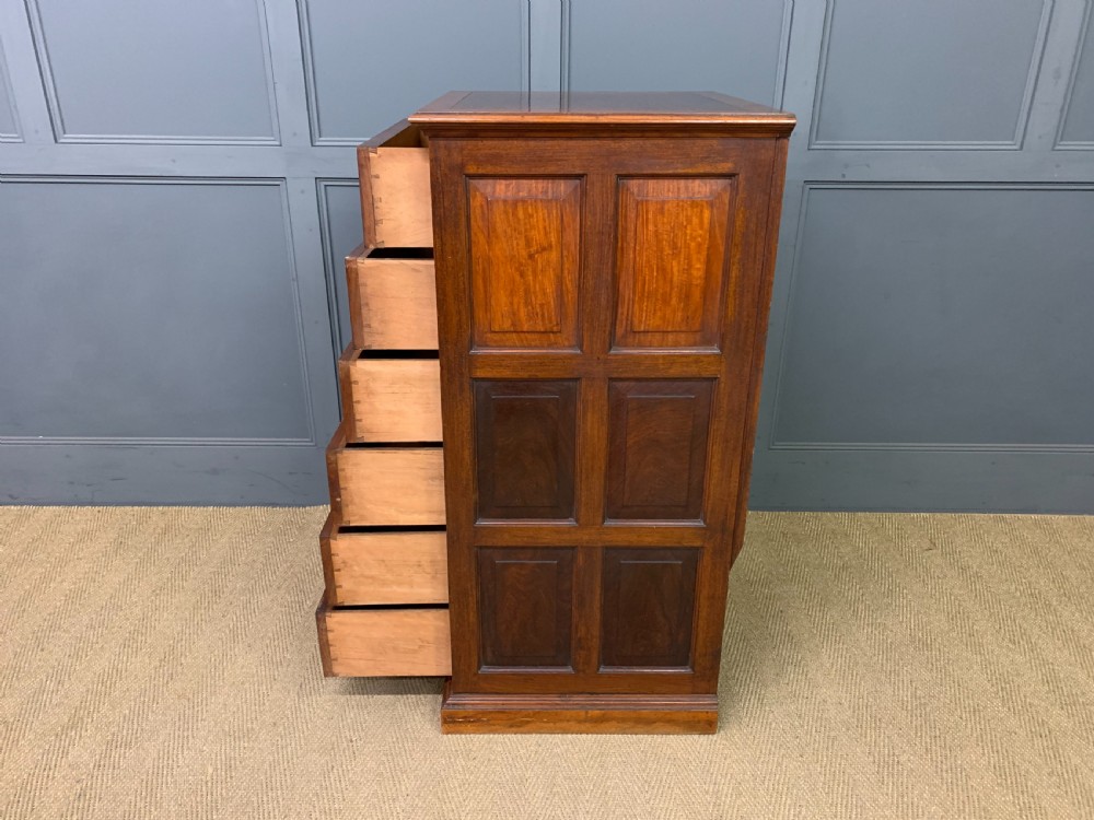 Tall Walnut Chest of Drawers View X