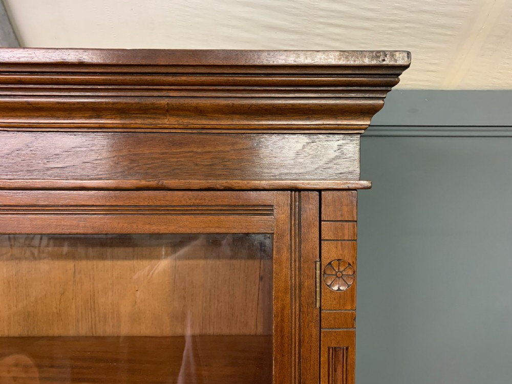 Victorian Walnut Bookcase by Jas Shoolbred & Co. View XII
