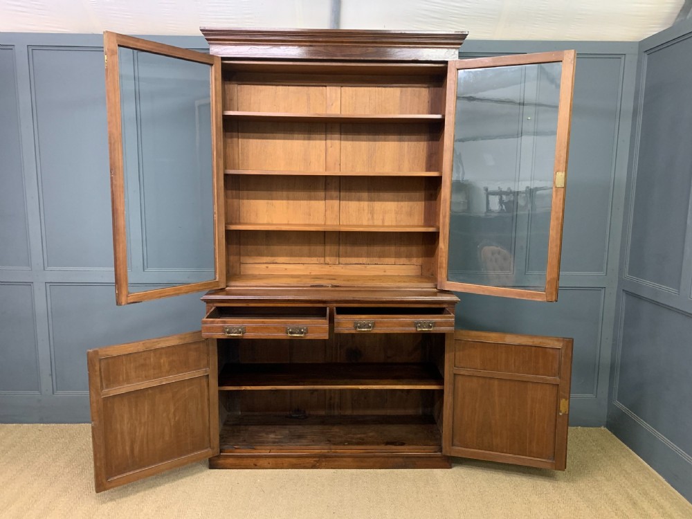 Victorian Walnut Bookcase by Jas Shoolbred & Co. View XIII
