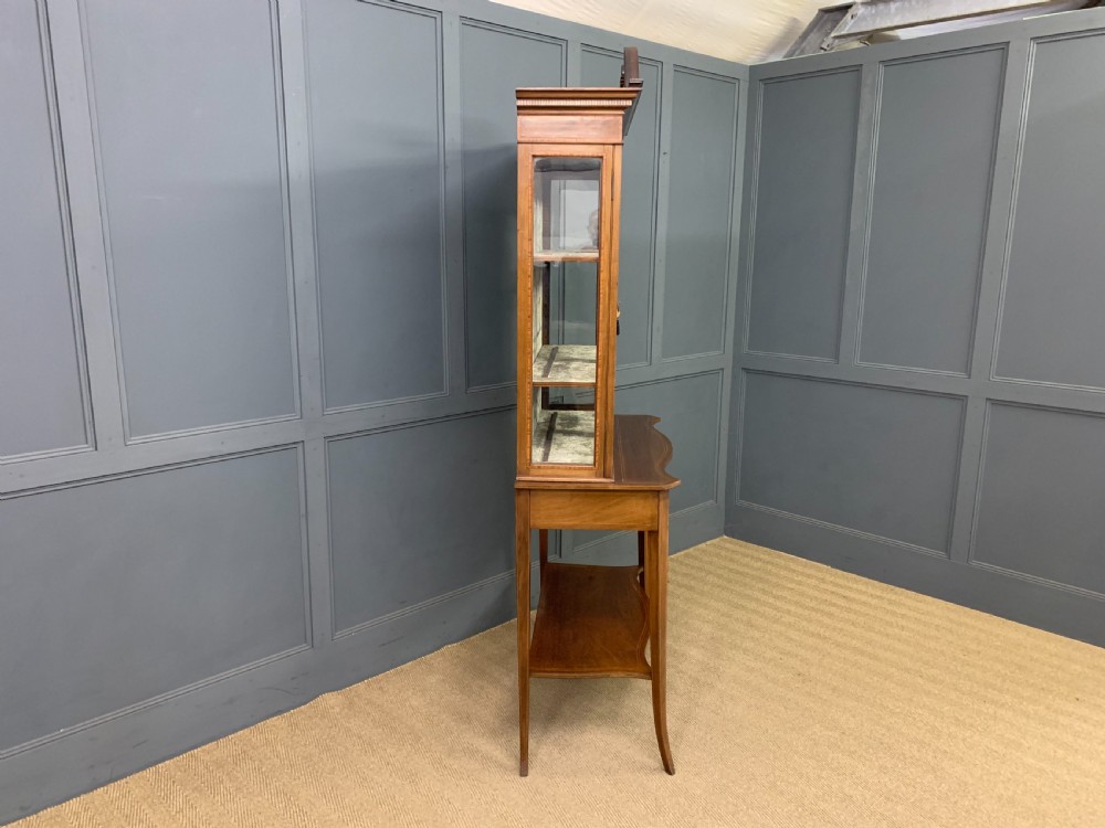 Inlaid Mahogany Display Cabinet View XII