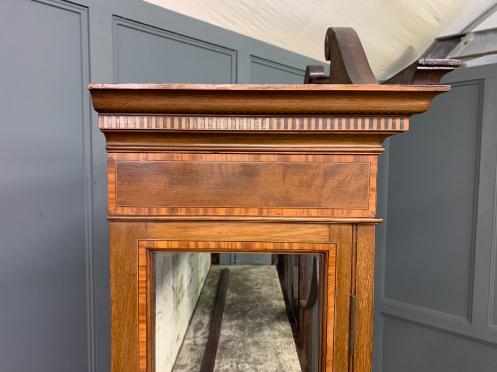 Inlaid Mahogany Display Cabinet View XIII