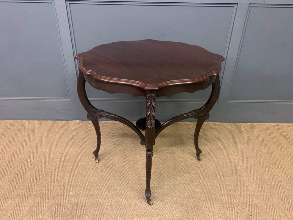 Victorian Mahogany Lamp Table View VI