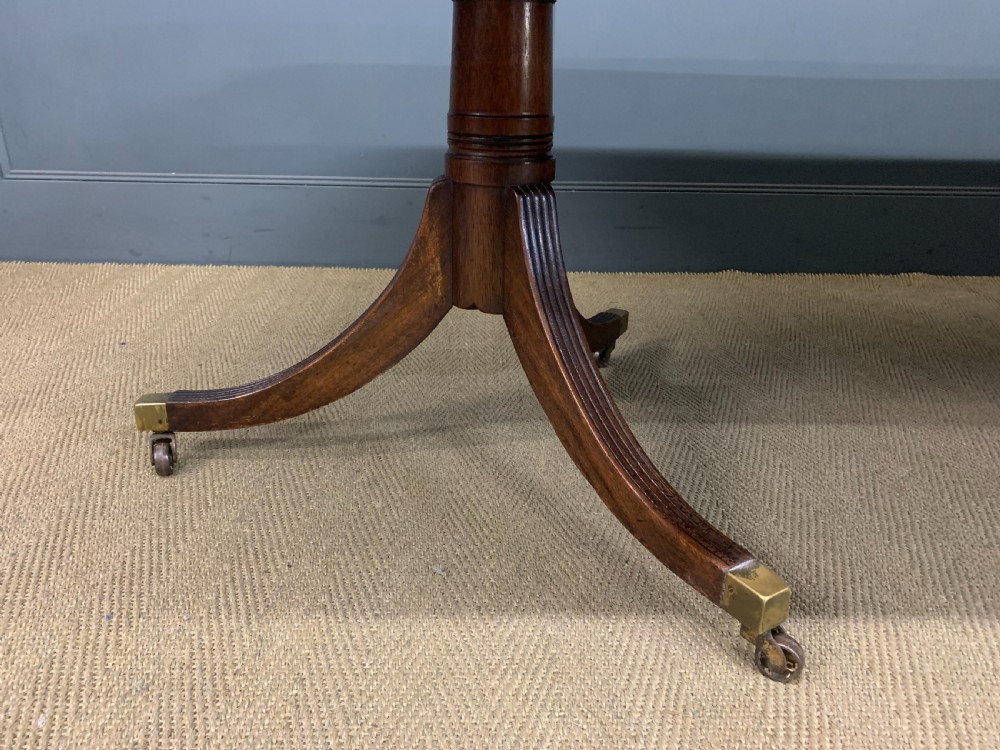 Mahogany Twin Pillar Dining Table View V