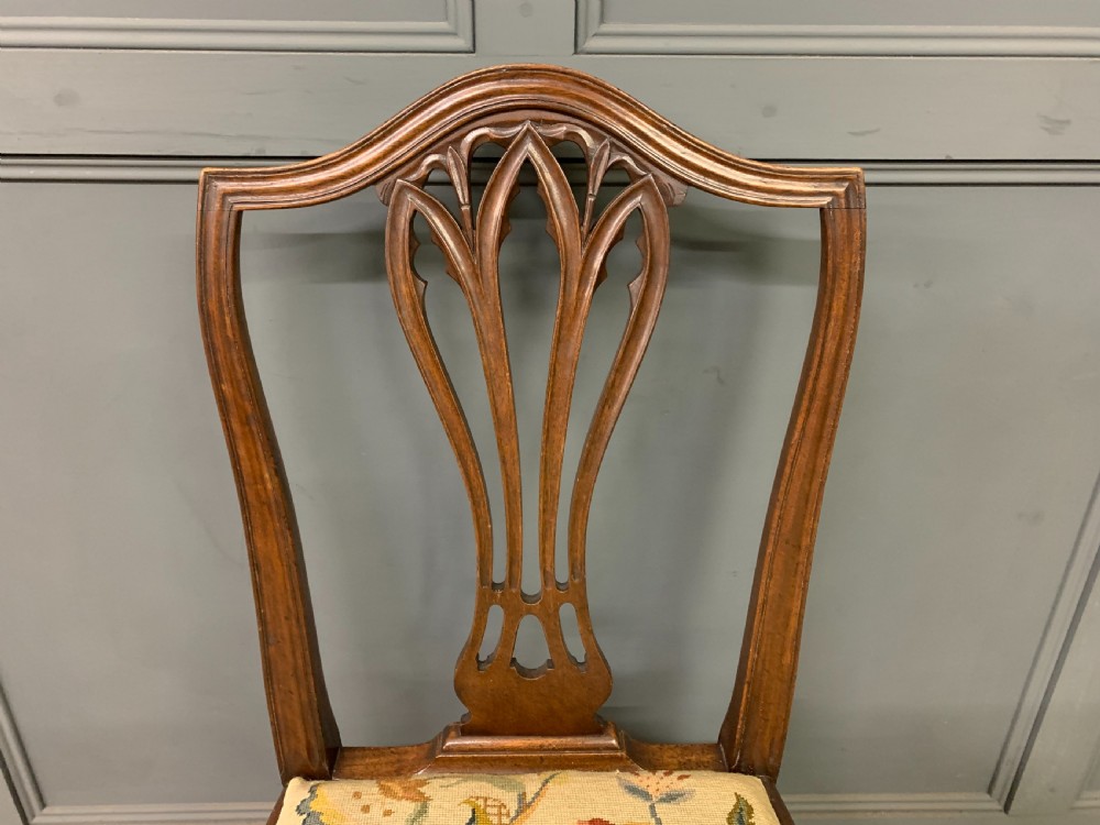 Set of 6 19th Century Mahogany Dining Chairs View V