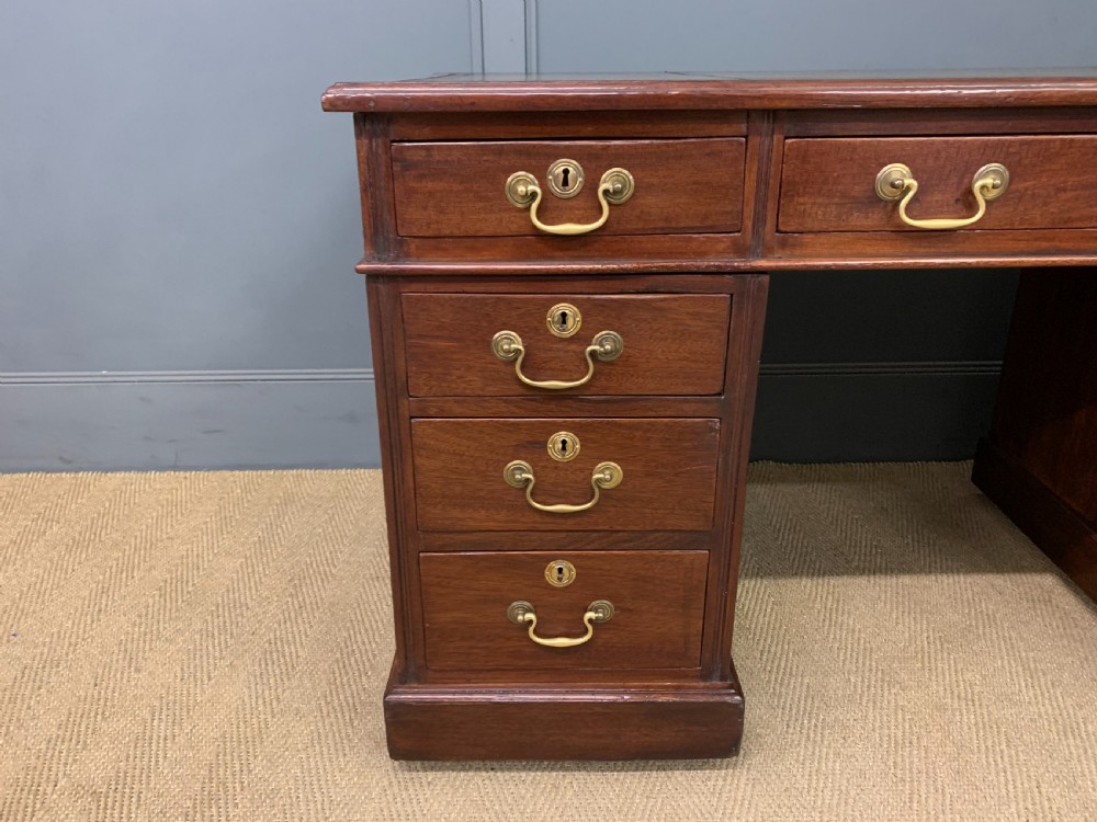 Mahogany Twin Pedestal Desk View IV
