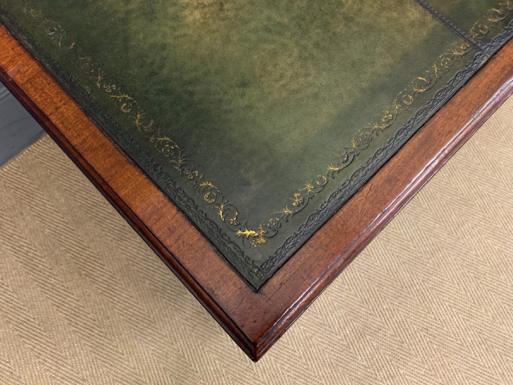Mahogany Twin Pedestal Desk View VI