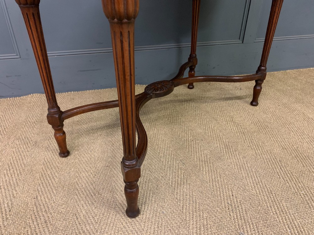Mahogany Kidney Shaped Writing Table View XI