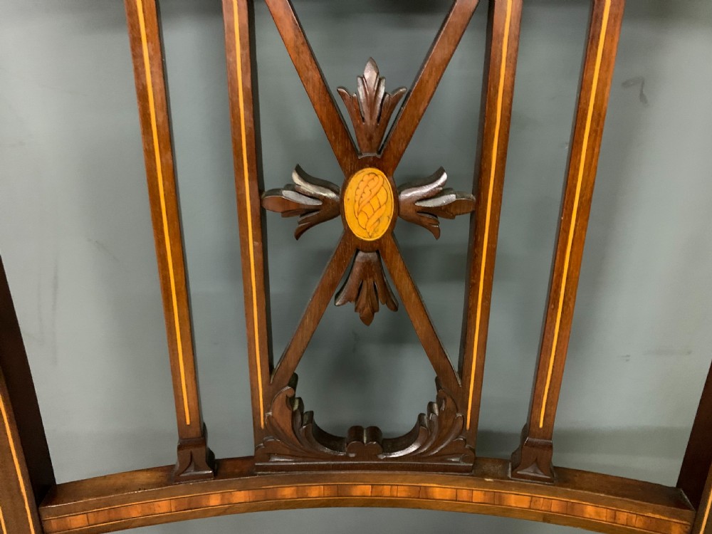 Edwardian Inlaid Mahogany Armchair View III