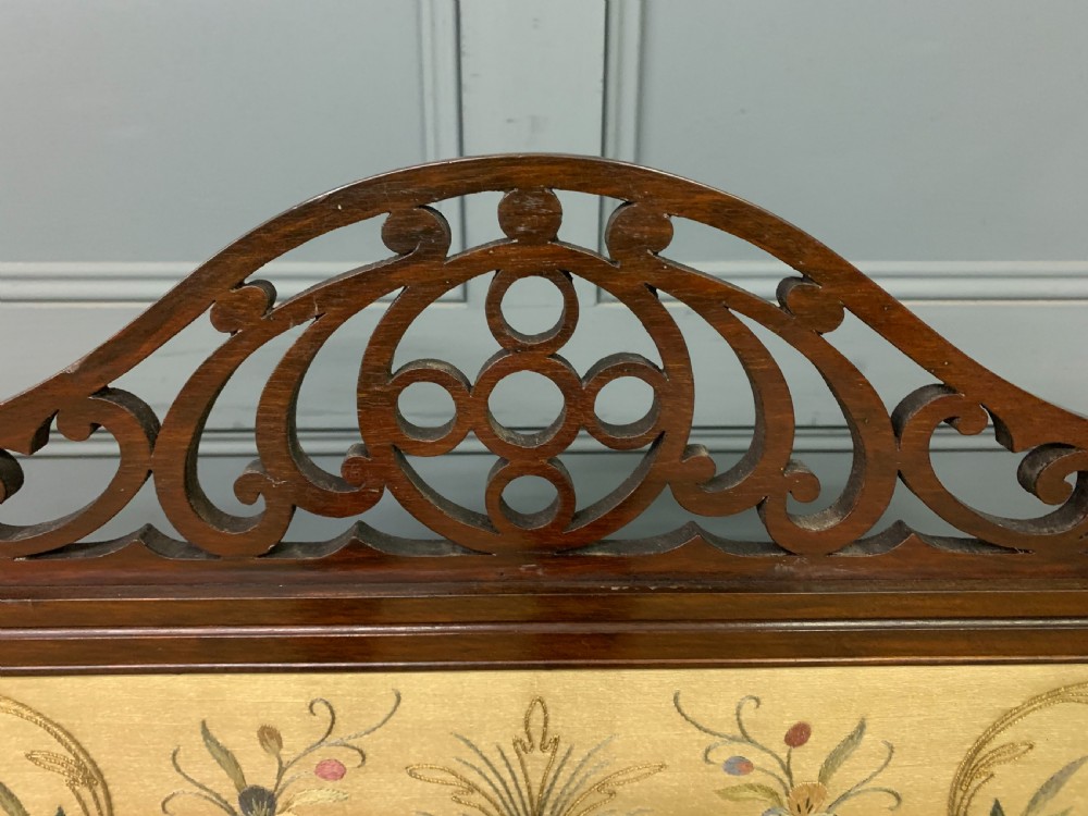 Victorian Mahogany Firescreen View IV