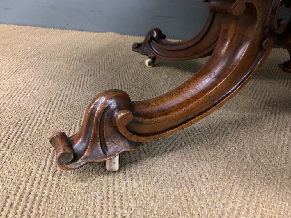 Large Sized Victorian Burr Walnut Coffee Table View VIII