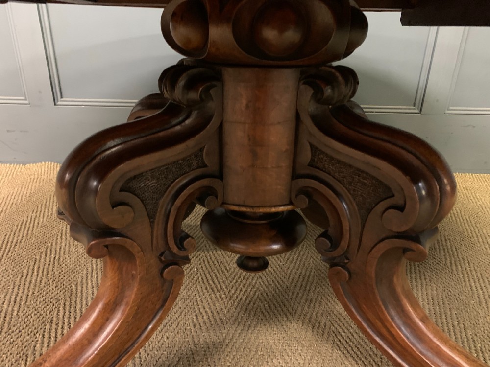 Large Sized Victorian Burr Walnut Coffee Table View IX
