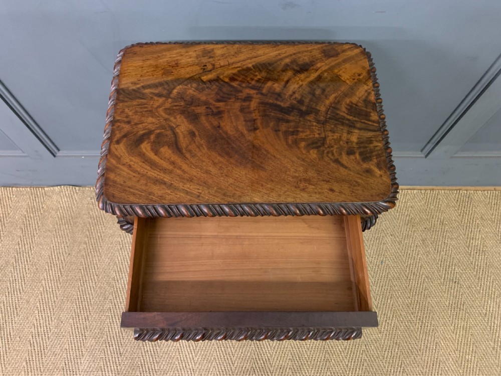 William IV Flame Mahogany Lamp Table View VII