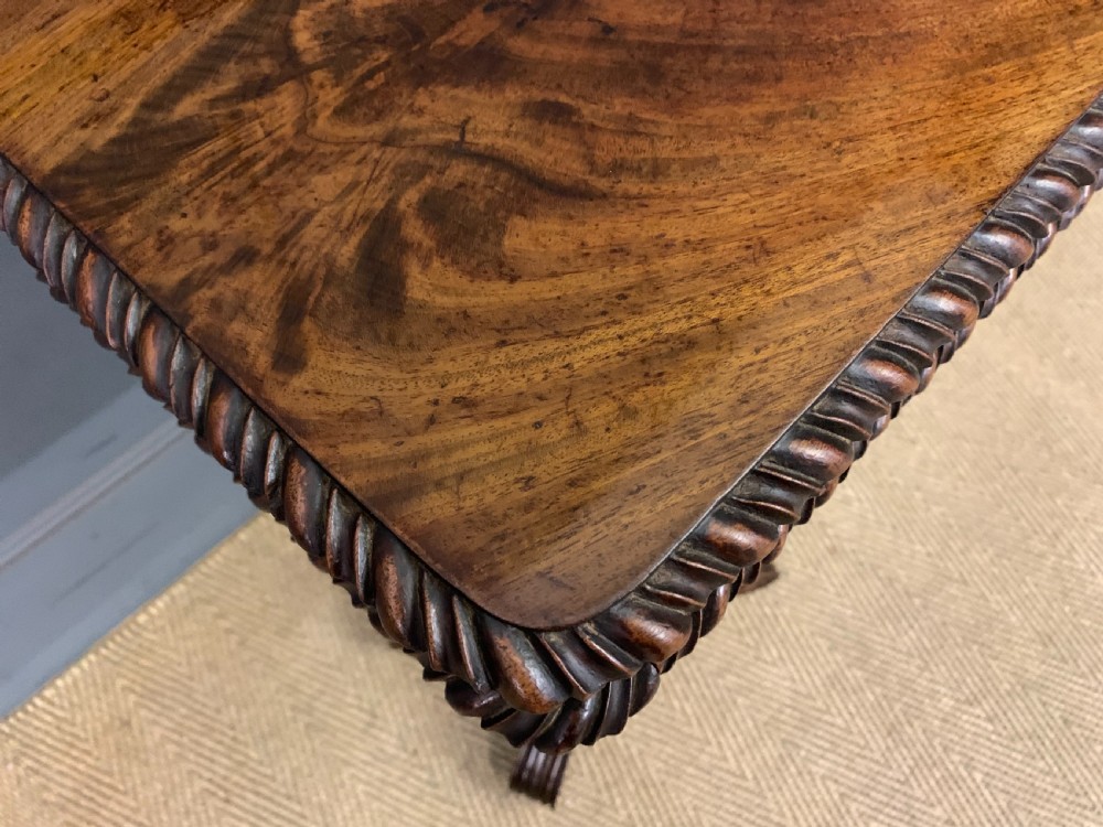 William IV Flame Mahogany Lamp Table View XIII