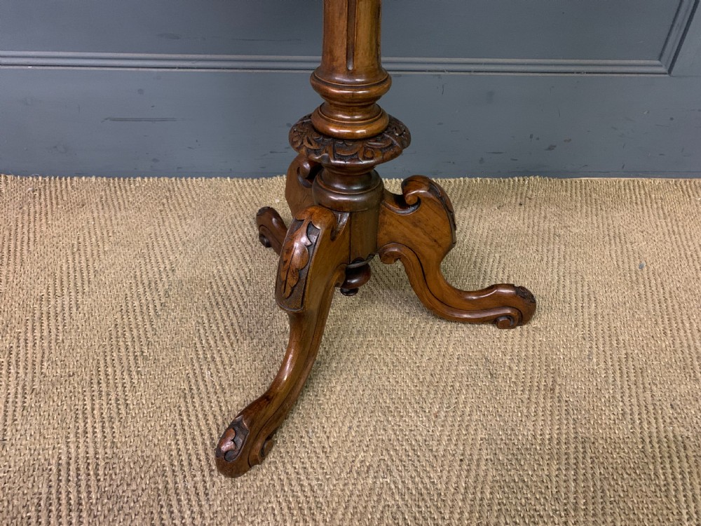 Victorian Burr Walnut Wine Table View VI