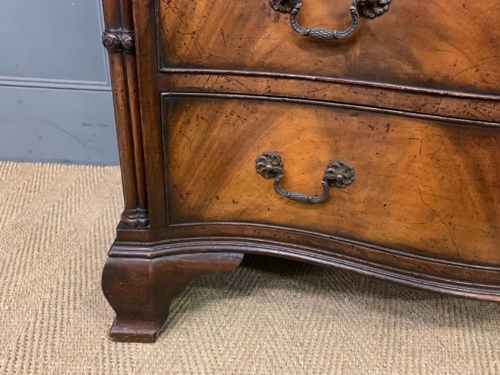 Serpentine Chest of Drawers by Waring and Gillow View VI