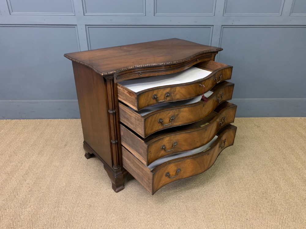 Serpentine Chest of Drawers by Waring and Gillow View XI