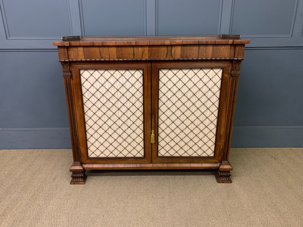 Regency Period Rosewood Side Cabinet View III