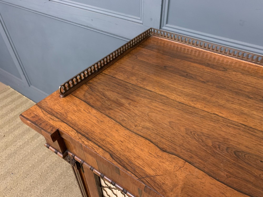 Regency Period Rosewood Side Cabinet View VI