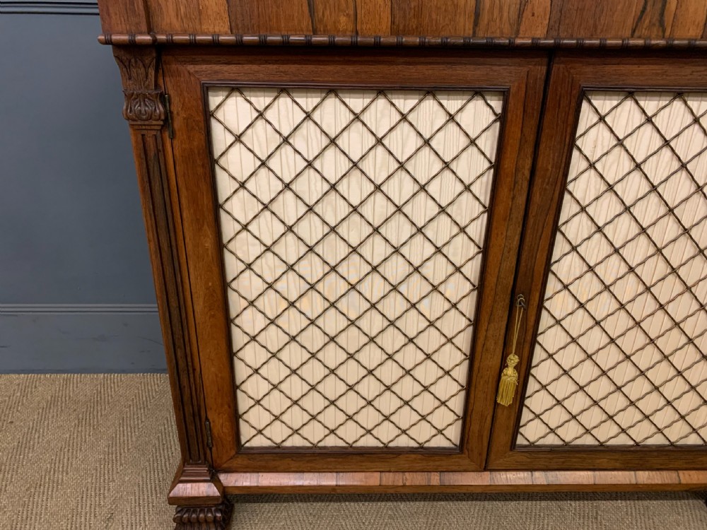Regency Period Rosewood Side Cabinet View XIV